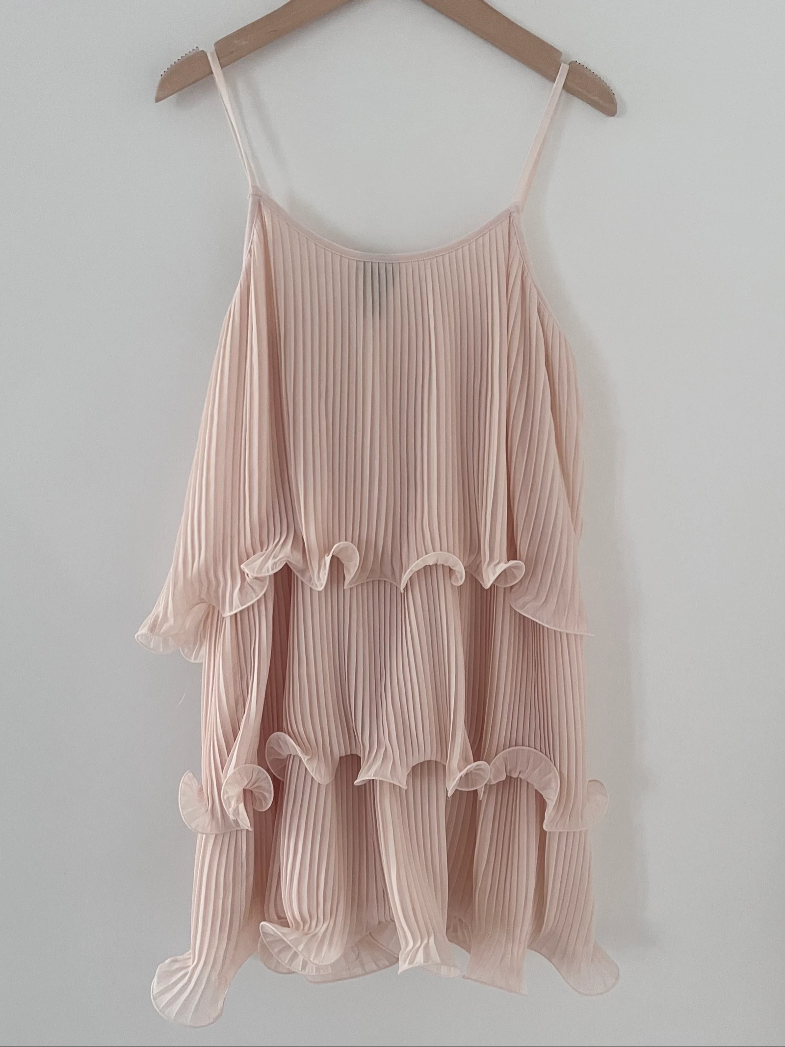Robe plissée volants H&M – photo 4